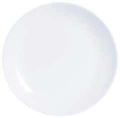 Тарелка обеденная круглая без борта d25 см стеклокерамика