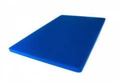 Дошка кухонна синя 60х40 см h2 см ldpe (поліетилен низької щільності)