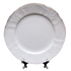 Тарелка обеденная 6 штук d25 см фарфор
