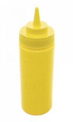 Бутылка для соусов желтая 360мл