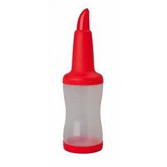 Пляшка для міксів червона 1л d9,7 см h33,3 см