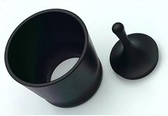 Дозировочная чаша для кофе черная d5,8 см