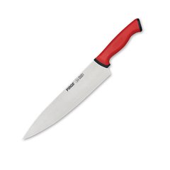 Нож поварской красный 25х5 см