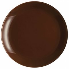Тарелка обеденная круглая без борта d26 см ударопрочное стекло