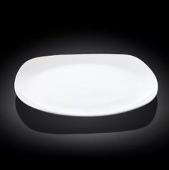 Тарелка обеденная квадратная 25,5х25,5 см фарфор