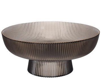 Фруктовниця Viva Edge Fume на ніжці h11 d26,5 Скло