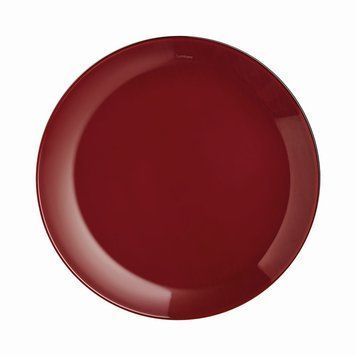 Тарілка обідня Luminarc Arty Burgundy кругла без борта d26 Ударостійке скло