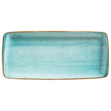 Блюдо прямоугольное Bonna Aqua Bloom 34 *16 Фарфор