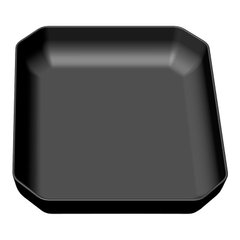 Блюдо на викладку чорне 30х25 см h5 см поліпропілен