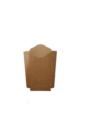 Коробка для фрі крафт/крафт 16х11 см