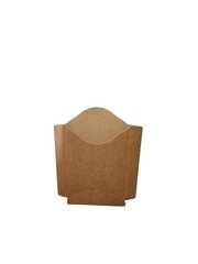 Коробка для фрі крафт/крафт 12,5х12 см