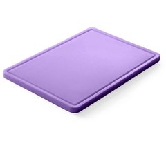 Доска кухонная фиолетовая 53х32,5 см h1,5 см пластик