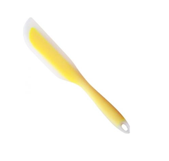 Лопатка кондитерская желтая силикон