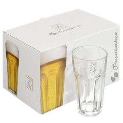 Склянка висока для пива 6 штук 475мл d8,6 см h16,2 см скло