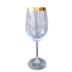 Набор бокалов для вина 6 штук 350мл d5,8 см h22,5 см богемское стекло