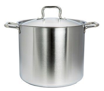 Каструля FoREST Basic Range висока з кришкою 23,6л h34 d26 Нержавійка