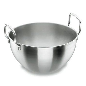 Миска с ручками 9,5л d33 см h17 см нержавейка