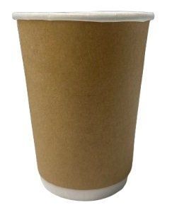 Стакан паперовий Iris-Plast Double wall крафт-білий кр. d-91 350мл