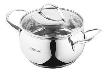 Кастрюля Ardesto Gemini Liguria 2,2л d16 Нержавейка