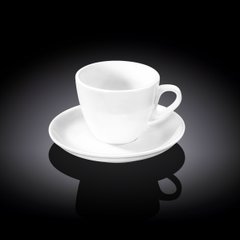 Чашка кофейная с блюдцем 190мл фарфор