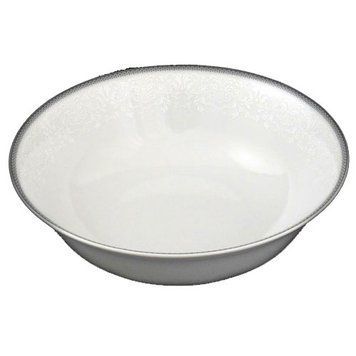 Салатник Thun Opal (Обводка сіра) d25 порцеляна