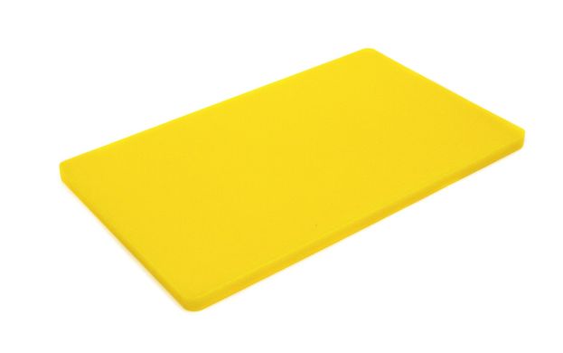 Доска кухонная желтая 50х30 см h20 см ldpe (полиэтилен низкой плотности)