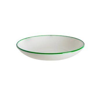 Тарілка глибока Bonna Linea Green 1.3л d25 порцеляна