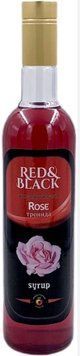 Сироп Red and Black роза 0,7л 900г