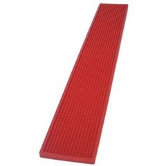Барный коврик красный 70х10 см