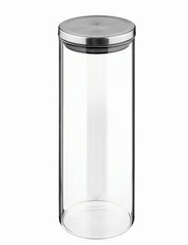 Банка для сипучих Vinzer 1,5л Нержавійка