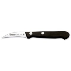 Нож для чистки изогнутый черный длина 6 см