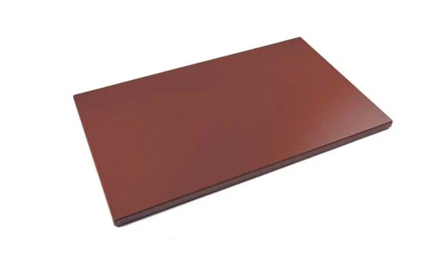 Доска кухонная коричневая 40х30 см h2 см пластик