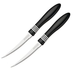 Нож для овощей черный 2 штуки длина 12,7 см