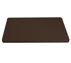 Доска кухонная коричневая 40х30 см h1 см пластик