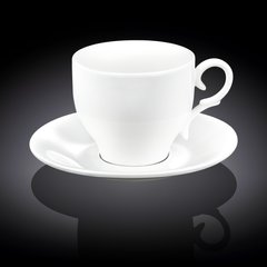 Чашка чайная с блюдцем 330мл фарфор