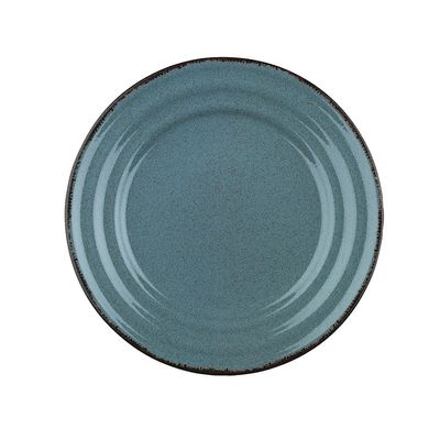 Тарілка синя d22 см порцеляна