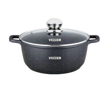 Каструля Vezzer 7,9л 30 h13,5 Алюміній з мармуровим покриттям