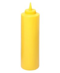Пляшка для соусів жовта 350мл