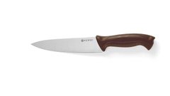 Нож поварской коричневый длина 18 см