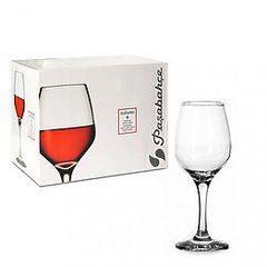 Набор бокалов для вина 6 штук 385мл d6,5 см h30 см стекло
