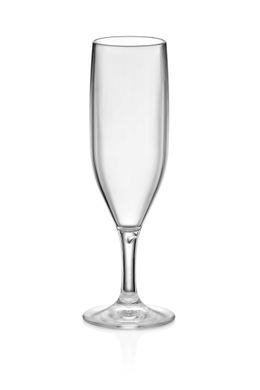 Бокал для шампанского прозрачный 180мл поликарбонат