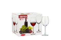 Набор бокалов для вина красного 6 штук 420мл d6,5 см h22 см стекло