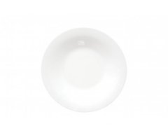 Тарелка глубокая круглая с бортом d21,5 см стеклокерамика