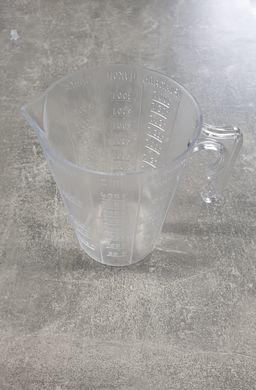 Кружка мерная прозрачная 250мл пластик