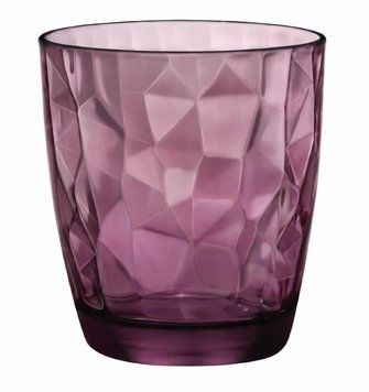 Стакан низкий BormioliRocco Diamond Purple 390мл Стекло
