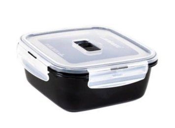Ємність д-їжі Luminarc Pure Box Active Black квадратна 760мл Ударостійке скло