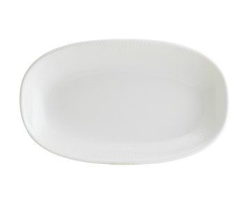 Блюдо овальне без борта Bonna Iris White 19 *11 порцеляна