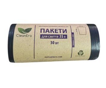 Пакети для сміття CleanEra CleanHome 30 штук 35л