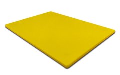 Доска кухонная желтая 40х30 см h2 см пластик