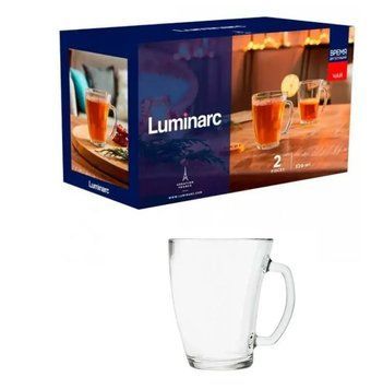Кружка Luminarc Tasting Time Tea прозора 2 штуки 320мл Скло
